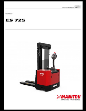 Уоки стакери Manitou ES 725