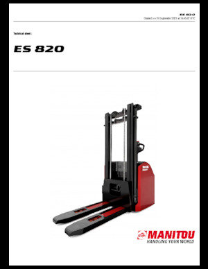 Уоки стакери Manitou ES 820