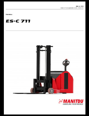 Уоки стакери Manitou ES C-711