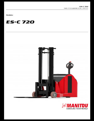 Уоки стакери Manitou ES C-720