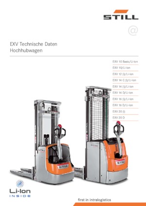 Уоки стакери Still EXV 14 C