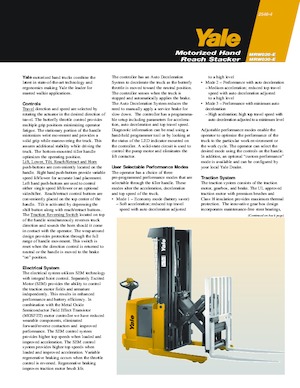 Уоки стакери Yale MRW030-E