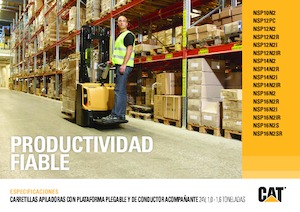 Уоки стакери Caterpillar NSP12PC