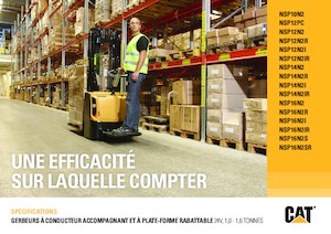 Уоки стакери Caterpillar NSP16N2