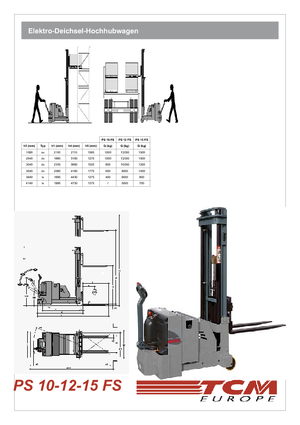 Уоки стакери TCM PS 12 FS