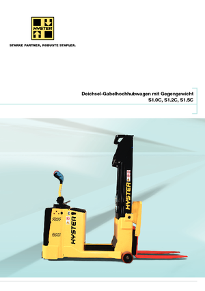 Уоки стакери Hyster S1.2C