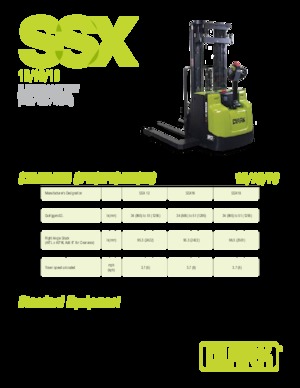 Уоки стакери Clark SSX 18