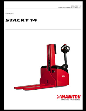 Уоки стакери Manitou Stacky 14