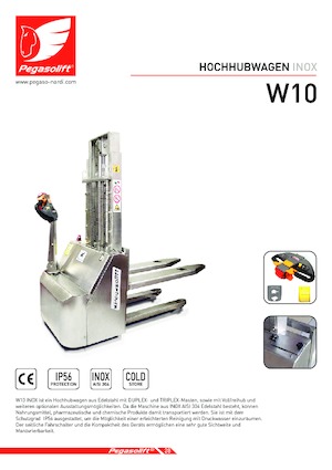 Уоки стакери Pegasolift W 10 Inox