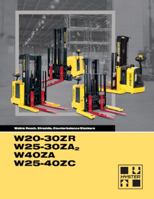 Уоки стакери Hyster W40ZC