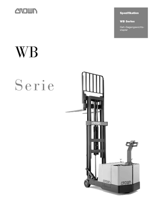 Уоки стакери Crown WB 0.9 TF