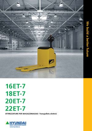 Пешеходна палетна количка Hyundai 20 ET 7