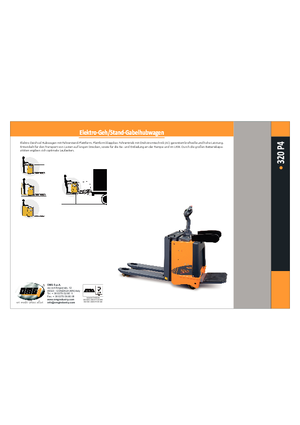 Пешеходна палетна количка OMG 320 P 4