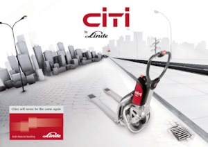 Пешеходна палетна количка Linde CiTi one