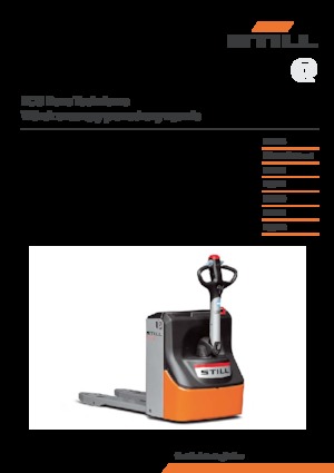 Пешеходна палетна количка Still ECU 16