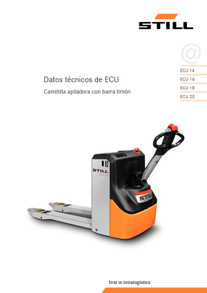 Пешеходна палетна количка Still ECU 25