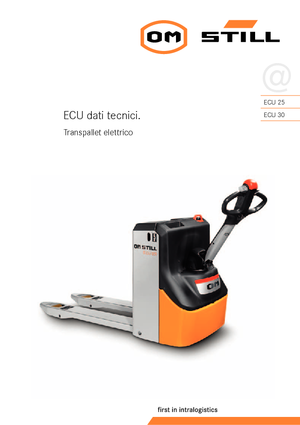 Пешеходна палетна количка Still ECU 25