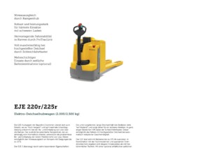 Пешеходна палетна количка Jungheinrich EJE 225r
