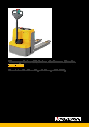 Пешеходна палетна количка Jungheinrich EJE M15