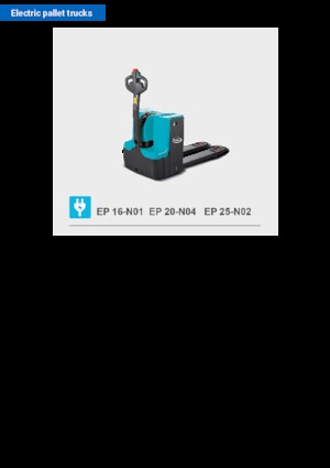 Пешеходна палетна количка Baoli EP 25-N02