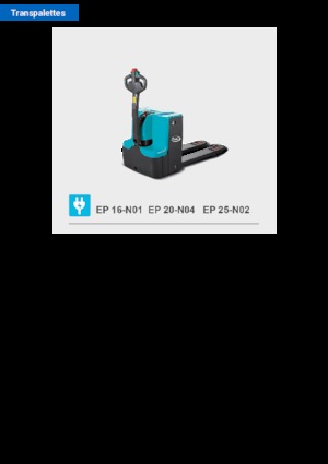 Пешеходна палетна количка Baoli EP 16-N01