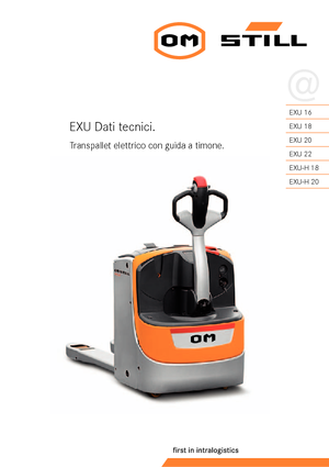 Пешеходна палетна количка Still EXU 22