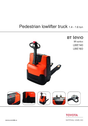 Пешеходна палетна количка BT LWE 160