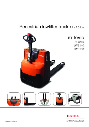 Пешеходна палетна количка Toyota LWE160