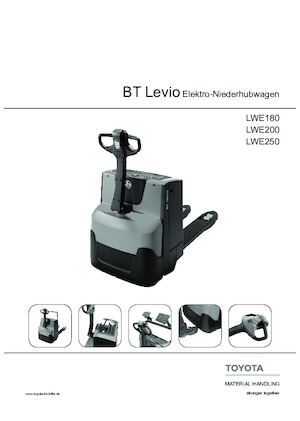 Пешеходна палетна количка Toyota LWE200