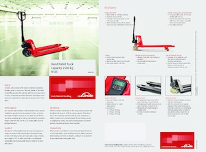 Пешеходна палетна количка Linde M25