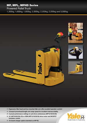 Пешеходна палетна количка Yale MP22AC