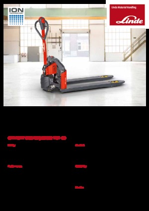 Пешеходна палетна количка Linde MT12 