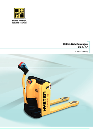 Пешеходна палетна количка Hyster P1.8