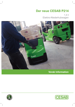 Пешеходна палетна количка Cesab P 214