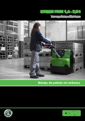 Пешеходна палетна количка Cesab P 216