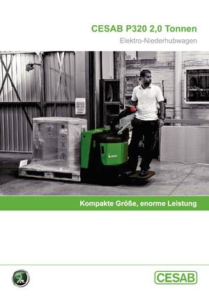 Пешеходна палетна количка Cesab P 320-6