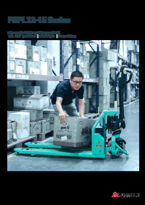 Пешеходна палетна количка Mitsubishi PBPL12 IPTP 680 × 1000