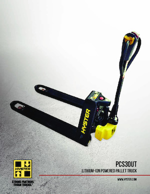 Пешеходна палетна количка Hyster PCS30UT