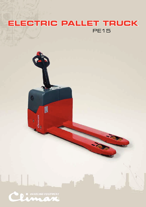 Пешеходна палетна количка Climax PE 15