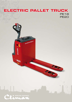 Пешеходна палетна количка Climax PE 18