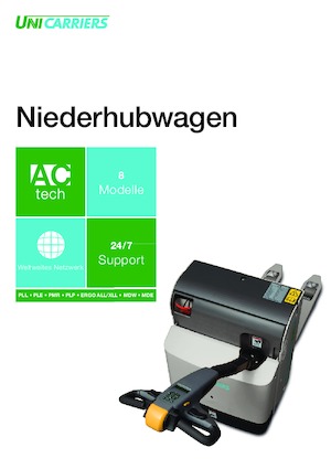 Пешеходна палетна количка UniCarriers PLL 180