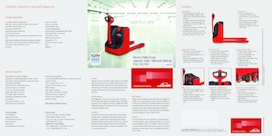 Пешеходна палетна количка Linde T18