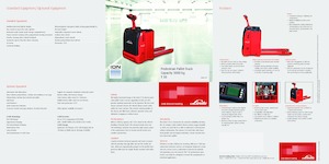 Пешеходна палетна количка Linde T 30