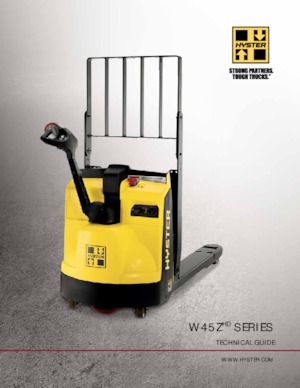 Пешеходна палетна количка Hyster W45ZHD