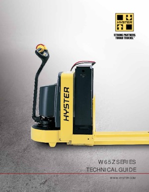 Пешеходна палетна количка Hyster W65Z