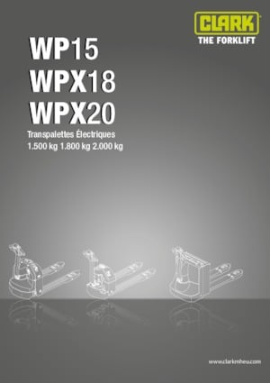 Пешеходна палетна количка Clark WP 15