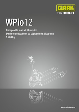 Пешеходна палетна количка Clark Wpio 12