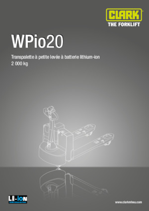 Пешеходна палетна количка Clark Wpio 20