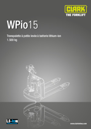 Пешеходна палетна количка Clark Wpio15