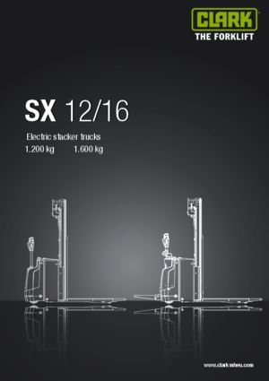 Уоки стакери Clark SX 12